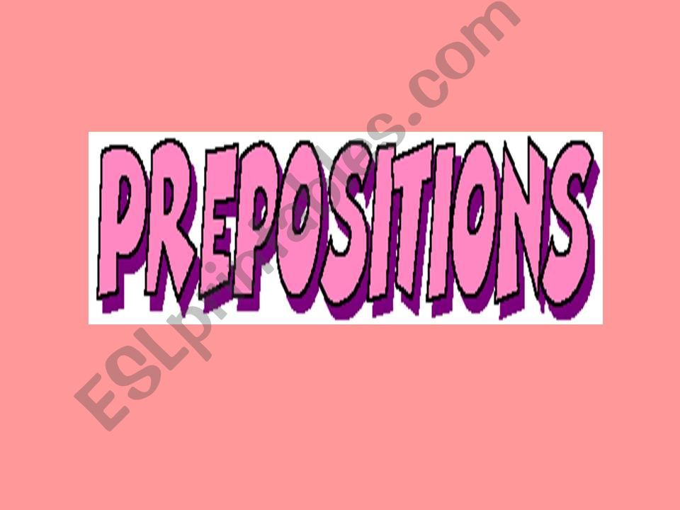 prepositions powerpoint