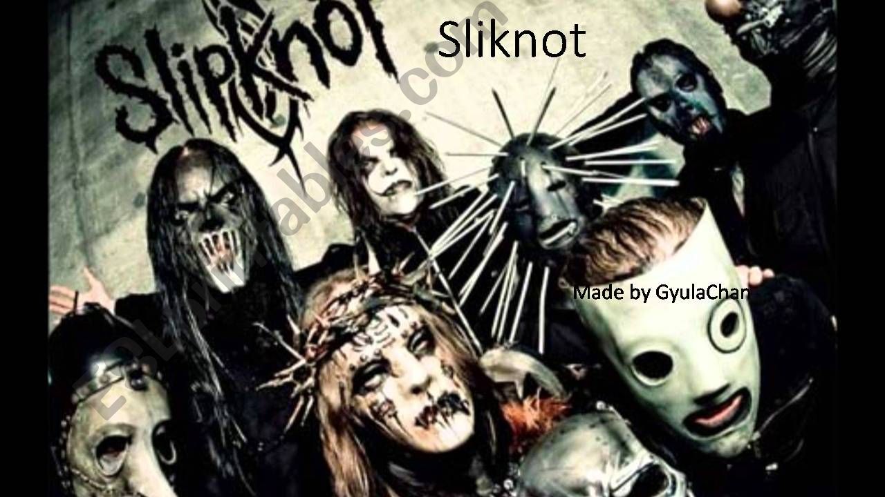 The Slipknot powerpoint