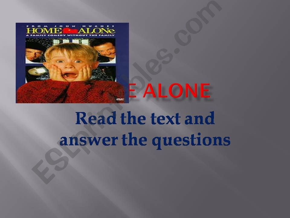 Home alone powerpoint