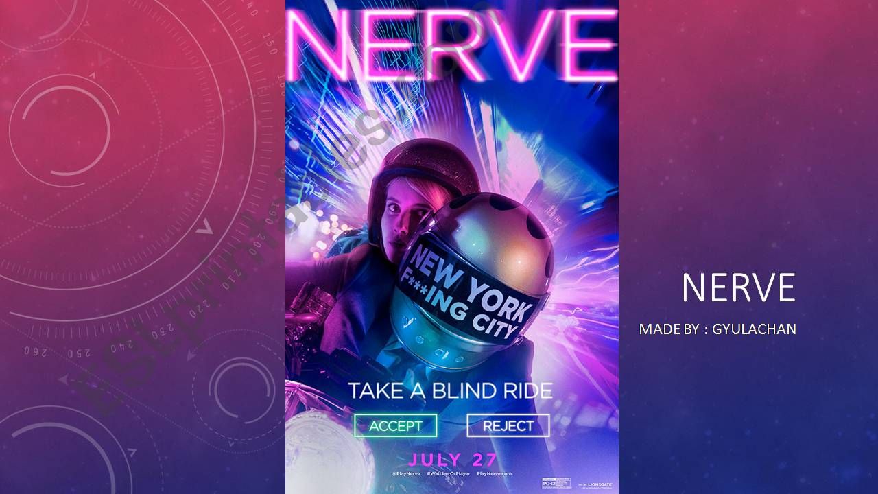 Nerve, the movie powerpoint