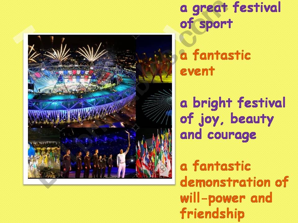 The Olympic Games powerpoint