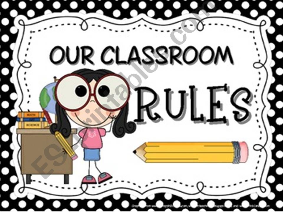 classroom rules powerpoint