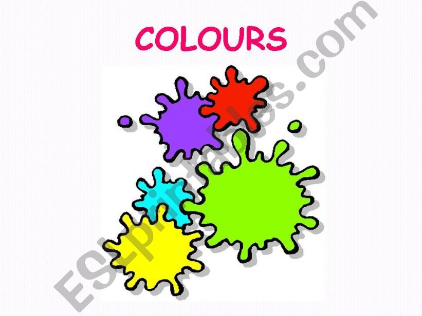 COLOURS powerpoint