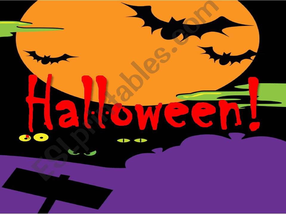 Halloween Vocabulary powerpoint