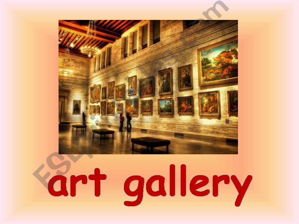 Art museum/gallery powerpoint