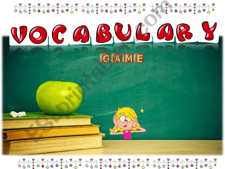 vocabulary game powerpoint