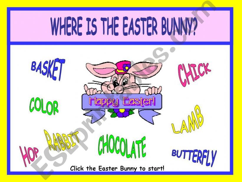 EASTER GAME powerpoint