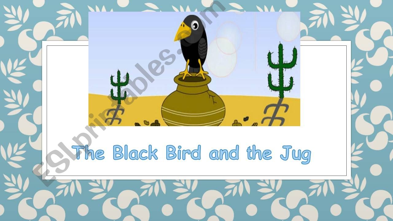 The Thirsty Crow powerpoint