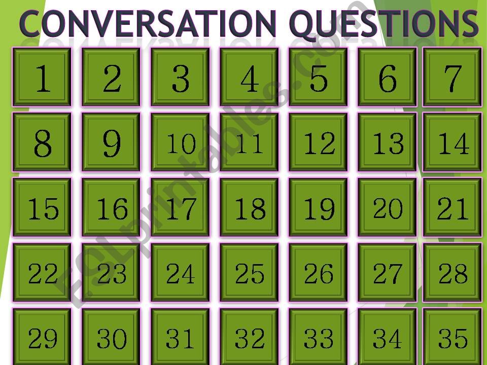 Conversation Questions Random 