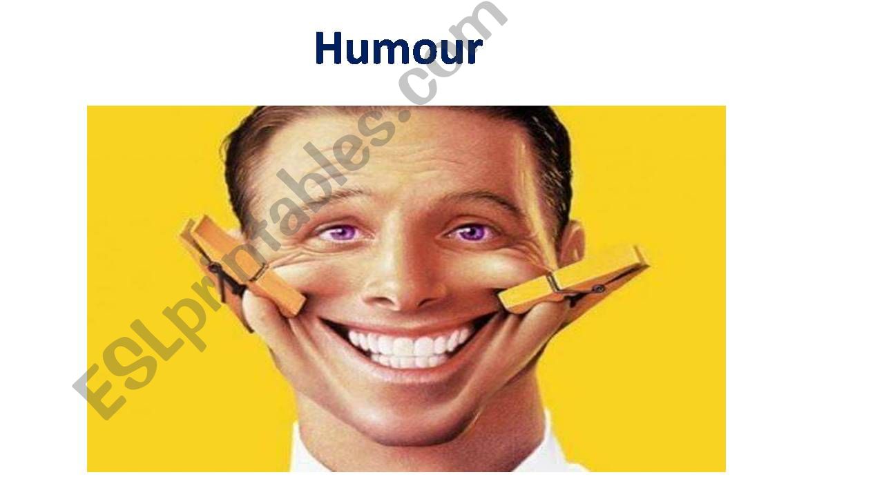 vocabulary about humour powerpoint