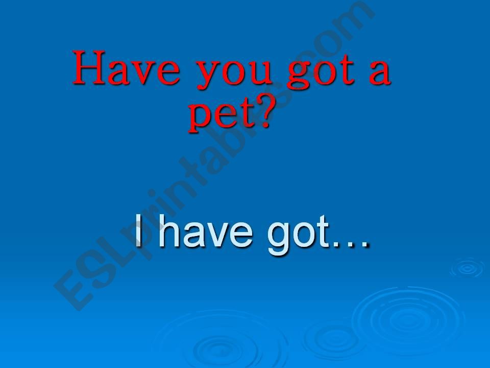 Have you got a pet powerpoint