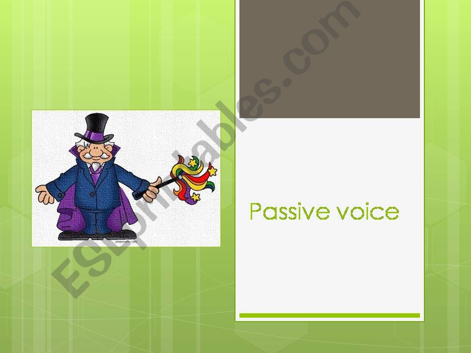 Passive Voice powerpoint