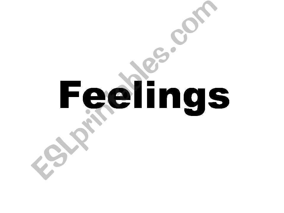 Feelings powerpoint