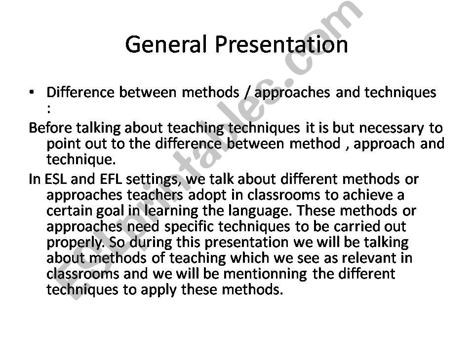 Task- based language teaching 