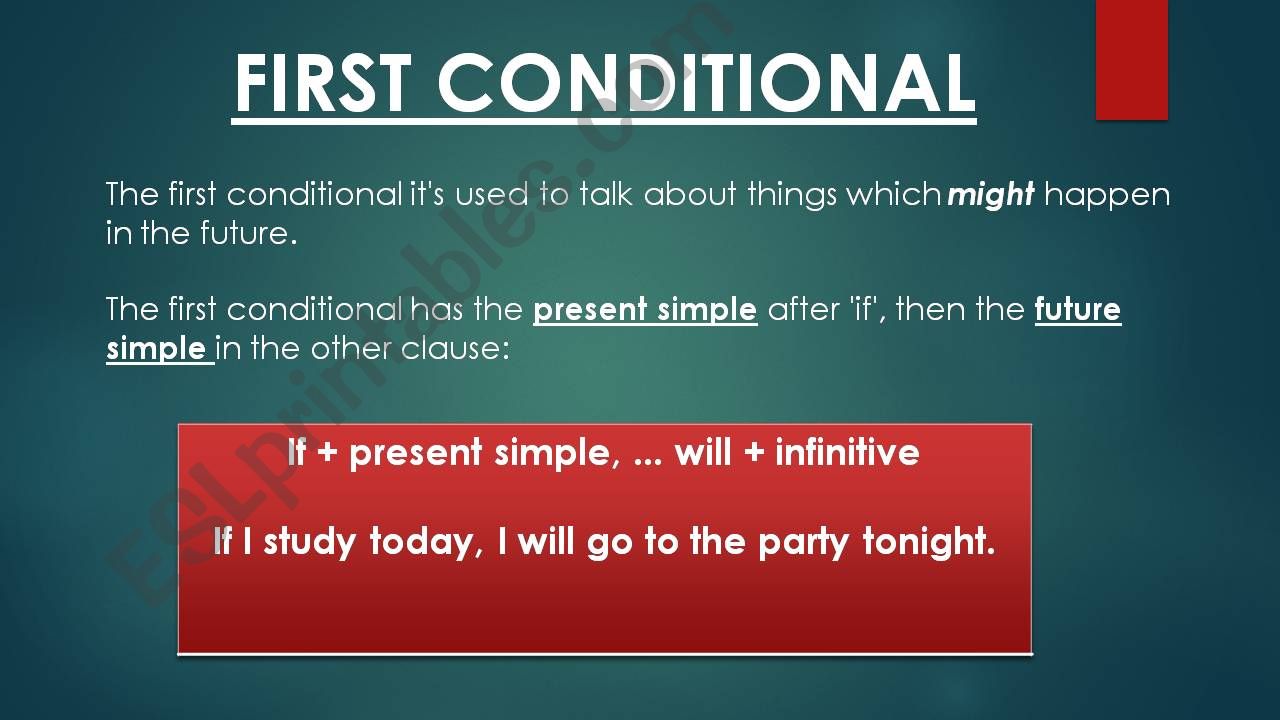 First Conditional powerpoint