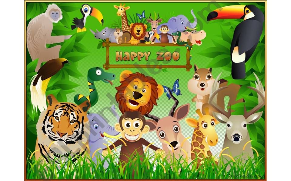 ESL - English PowerPoints: Zoo animals