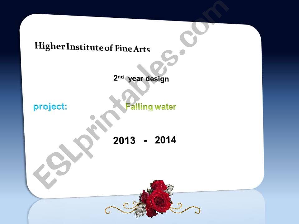 falling water powerpoint