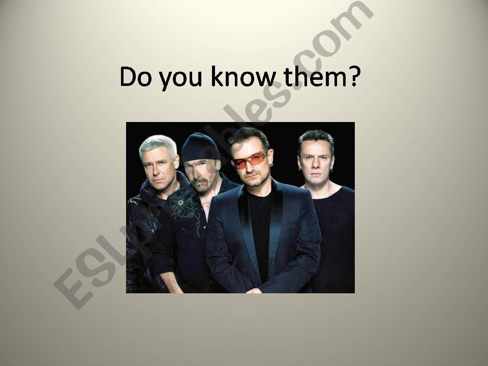 Present Perfect and U2 powerpoint