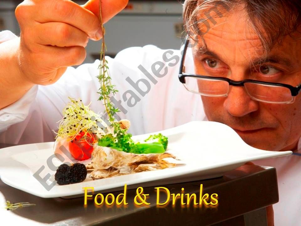 Food and drinks powerpoint