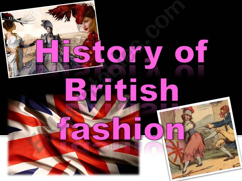 History of Fashion powerpoint