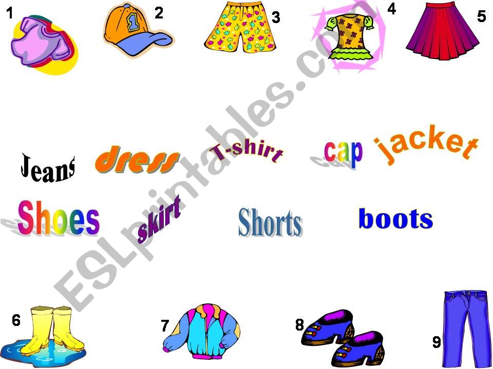 clothes powerpoint