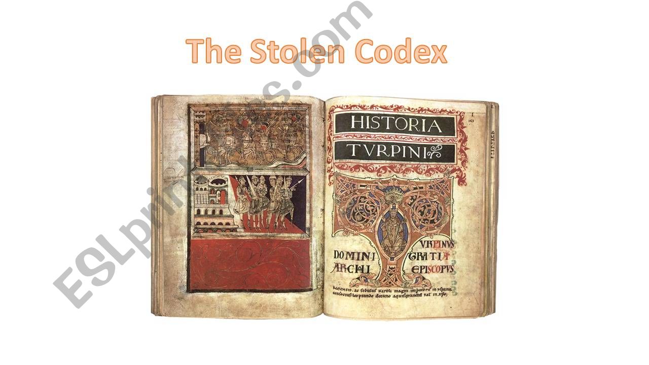 The Stolen Codex running dictation