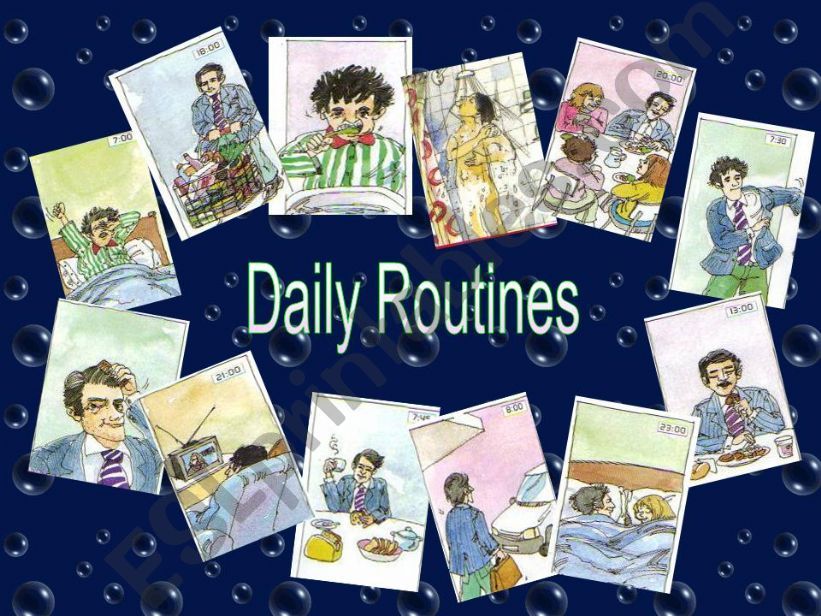 Daily routines powerpoint