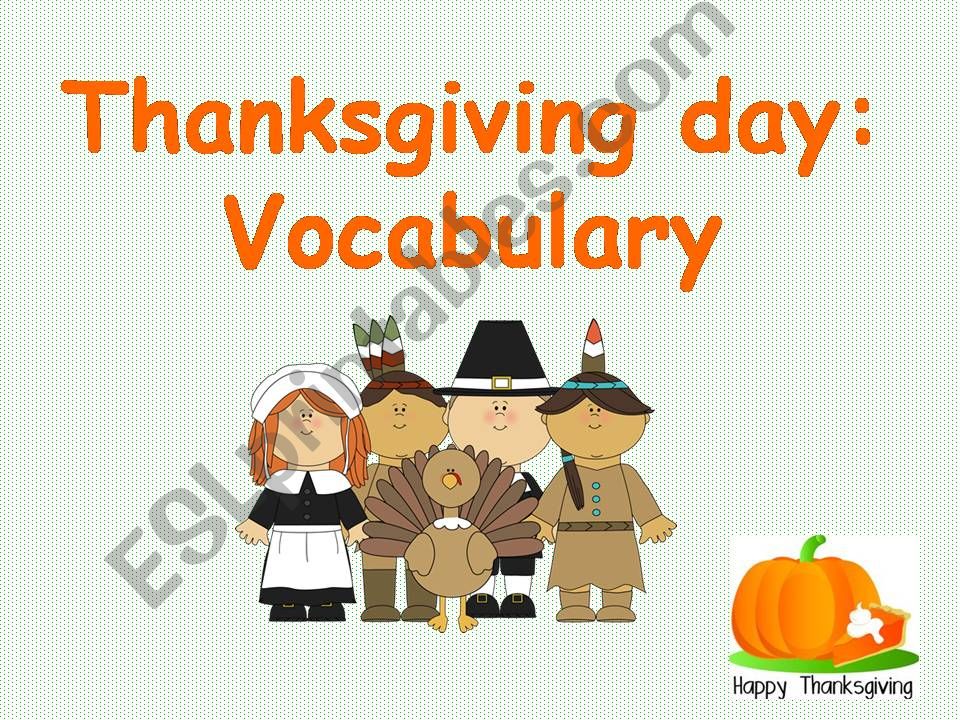 Thanksgiving day powerpoint