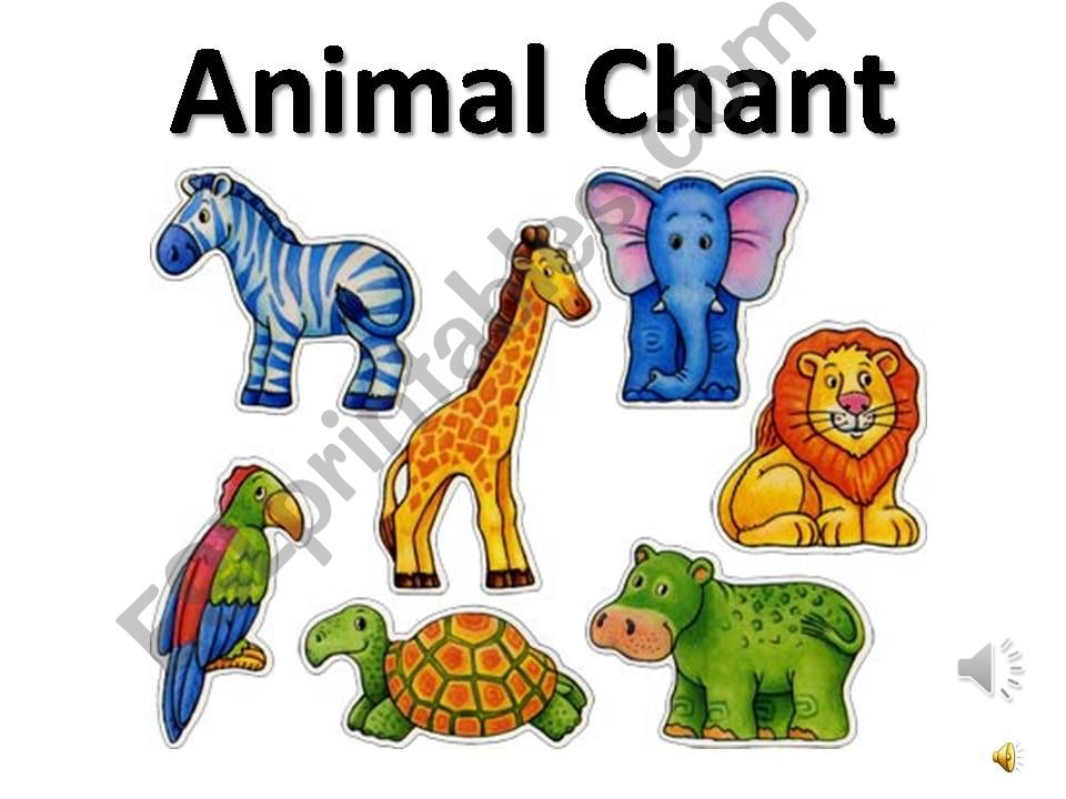 Animal Chant powerpoint