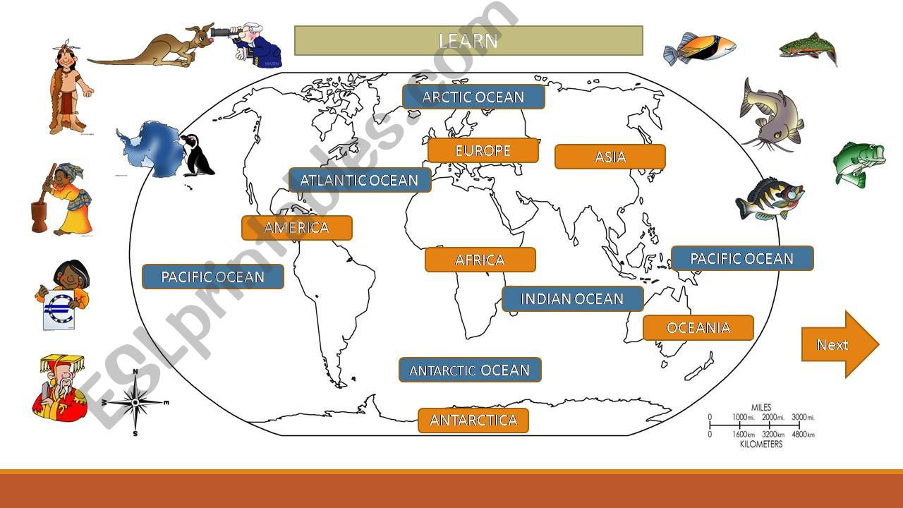 WORLD MAP powerpoint