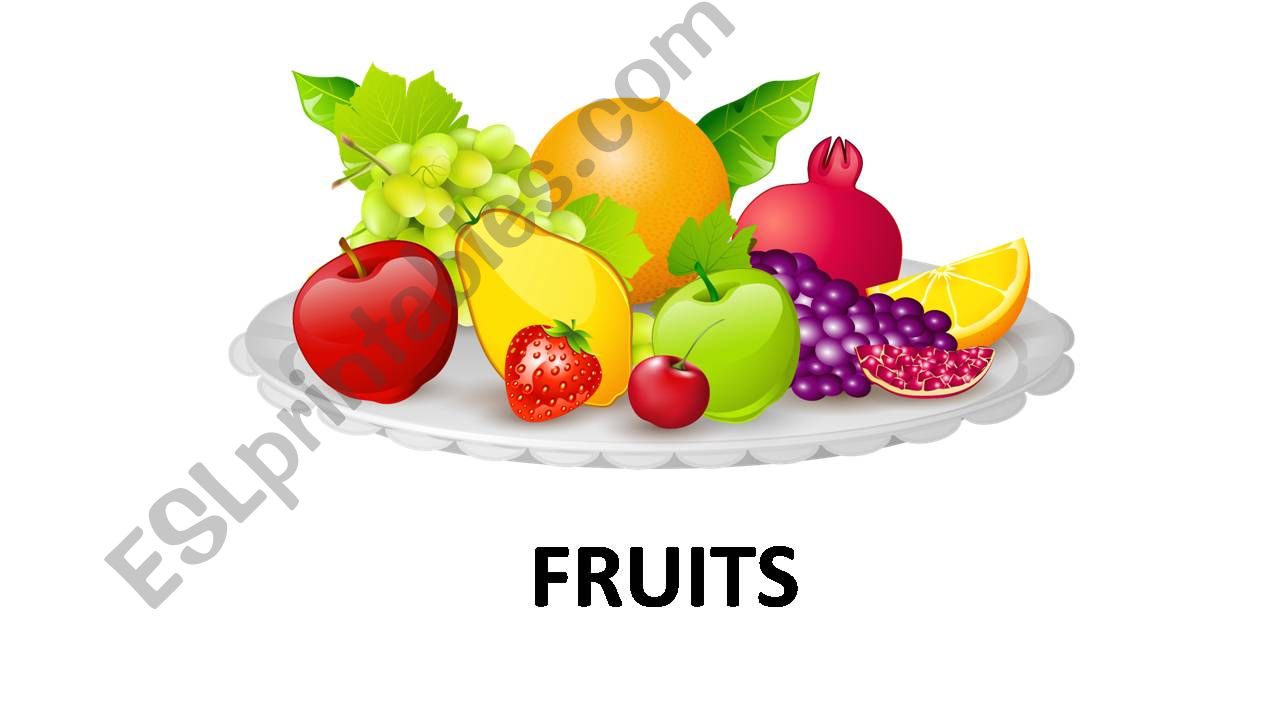 Fruits powerpoint
