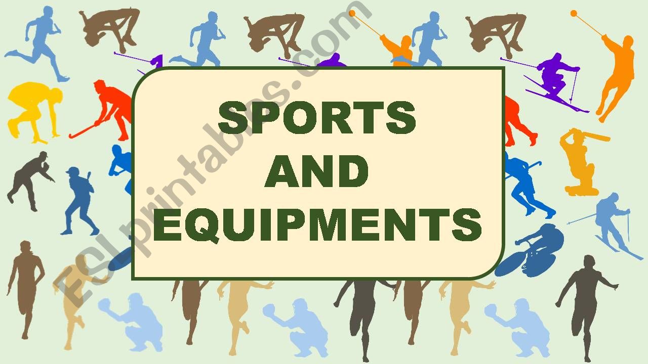 Sports and equipments powerpoint