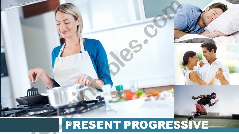Present Progressive - Part I powerpoint
