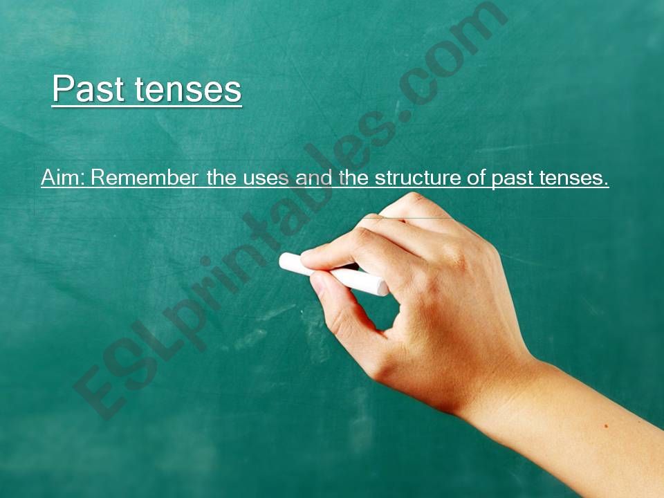 PAST TENSES powerpoint