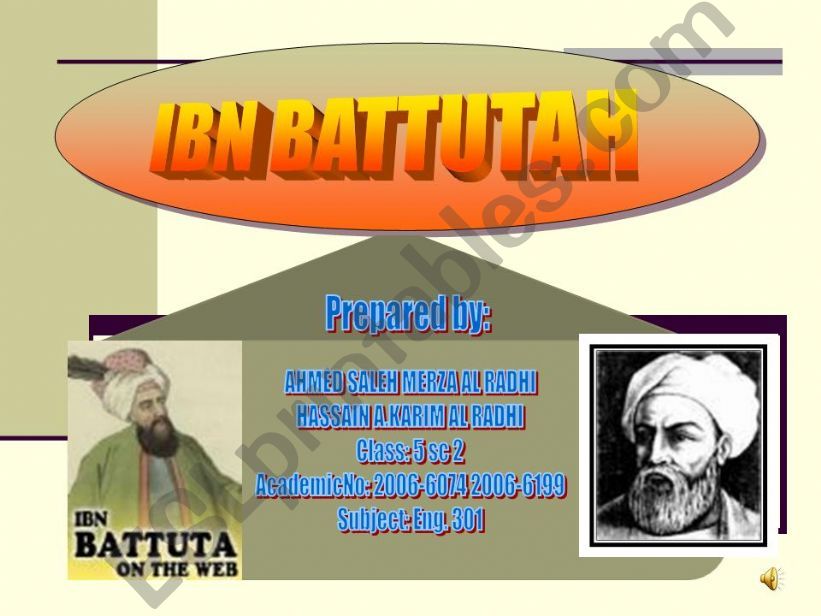 Ibn Battutah  powerpoint