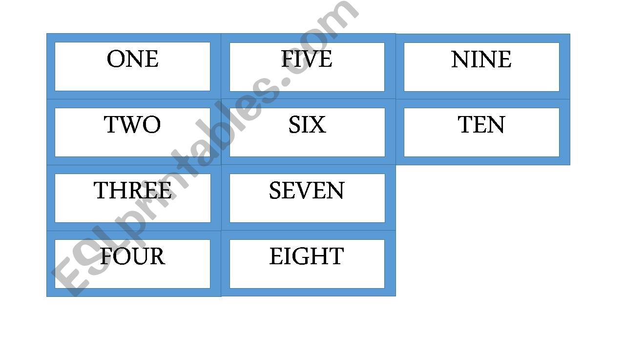 Numbers 1 - 30  powerpoint