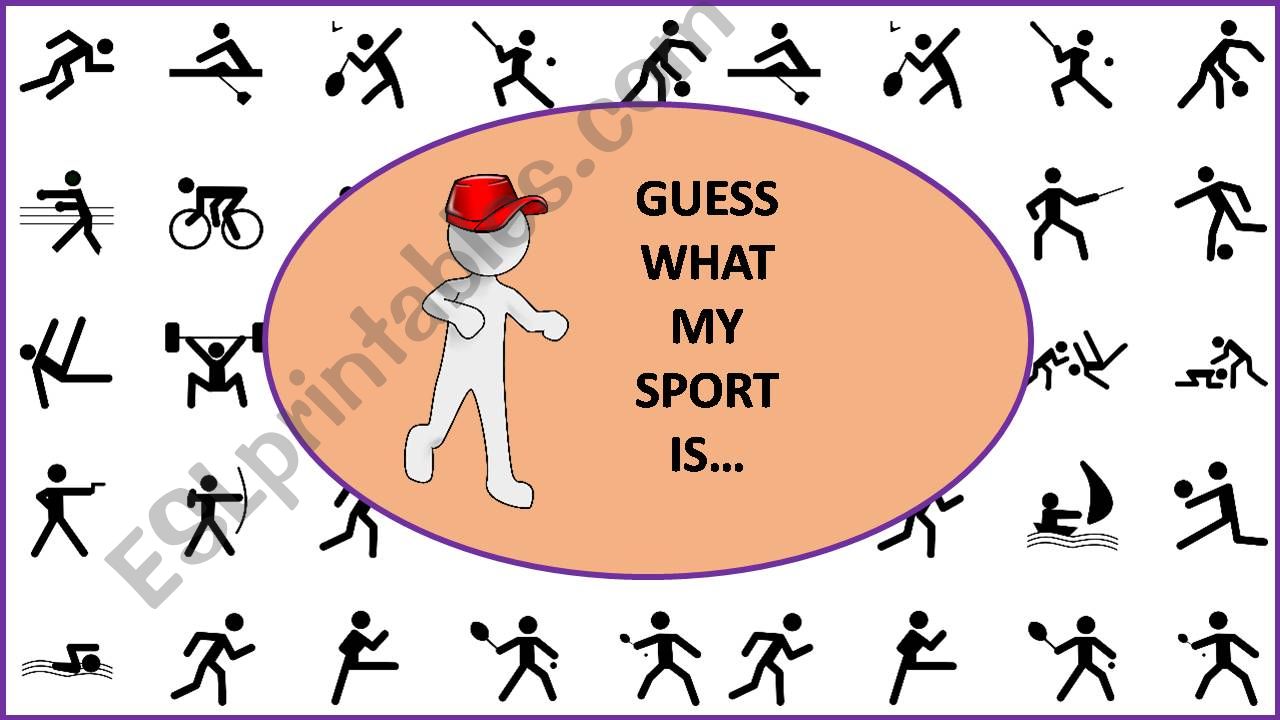 Guess what my sport is... powerpoint