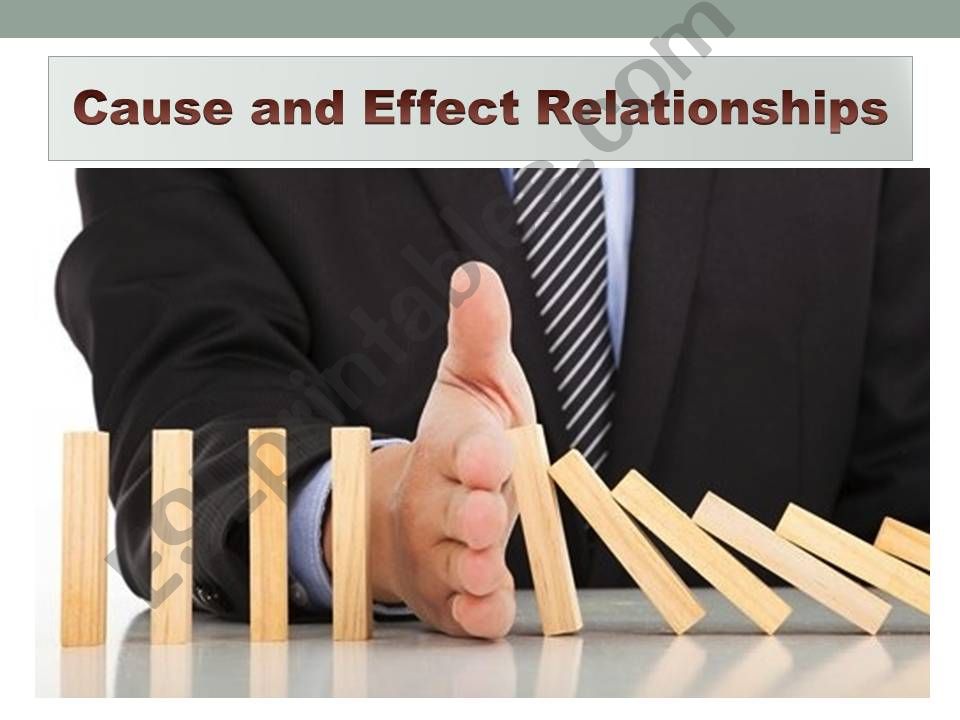 Cause and Effect Relationship powerpoint