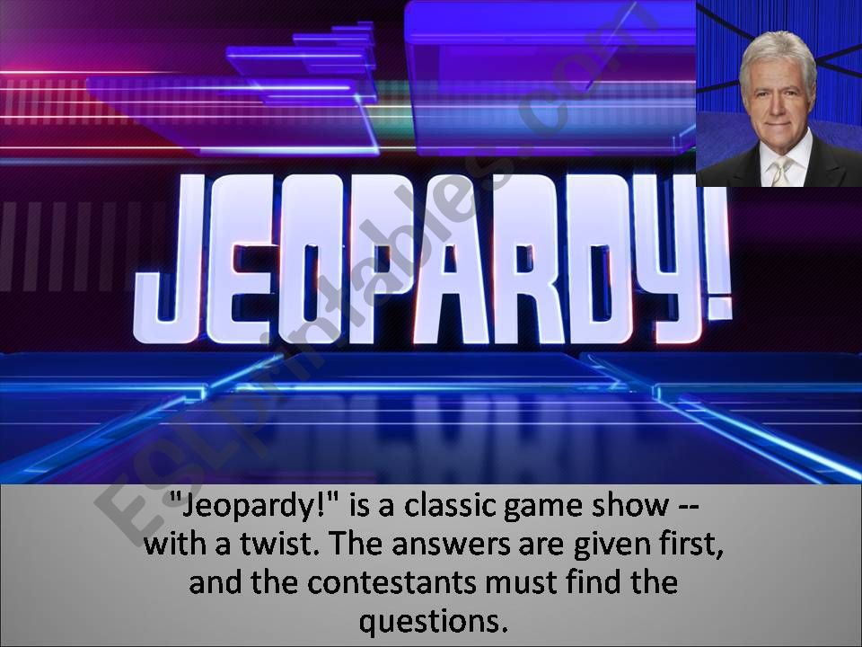 Jeopardy US presidential election