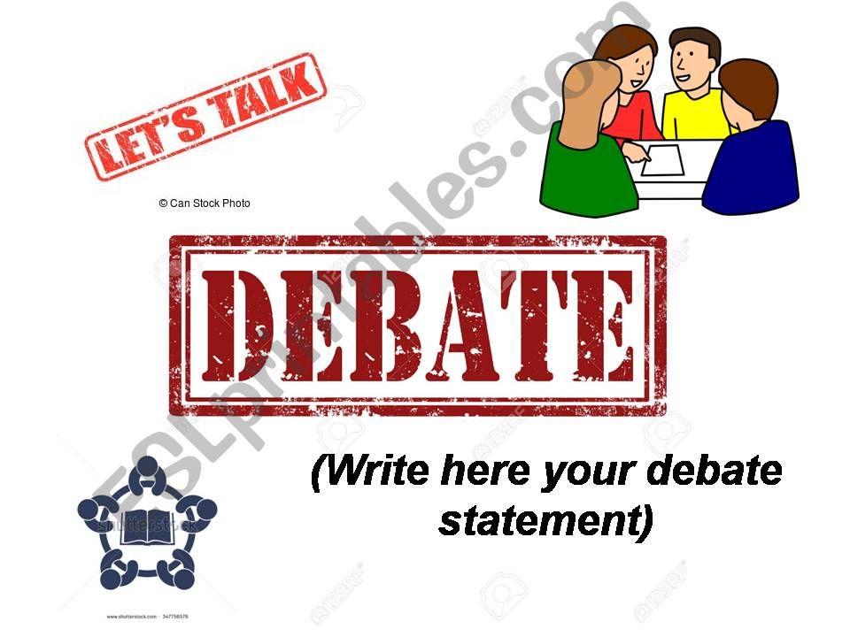 Preparation time for debates powerpoint