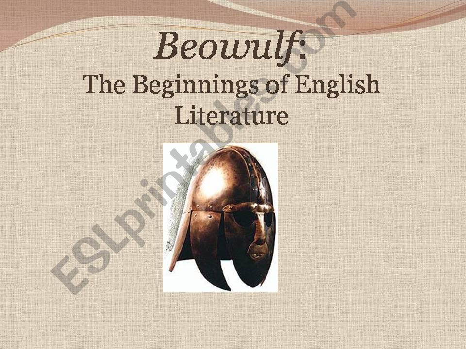 BEOWULF AND ANGLO SAXON powerpoint