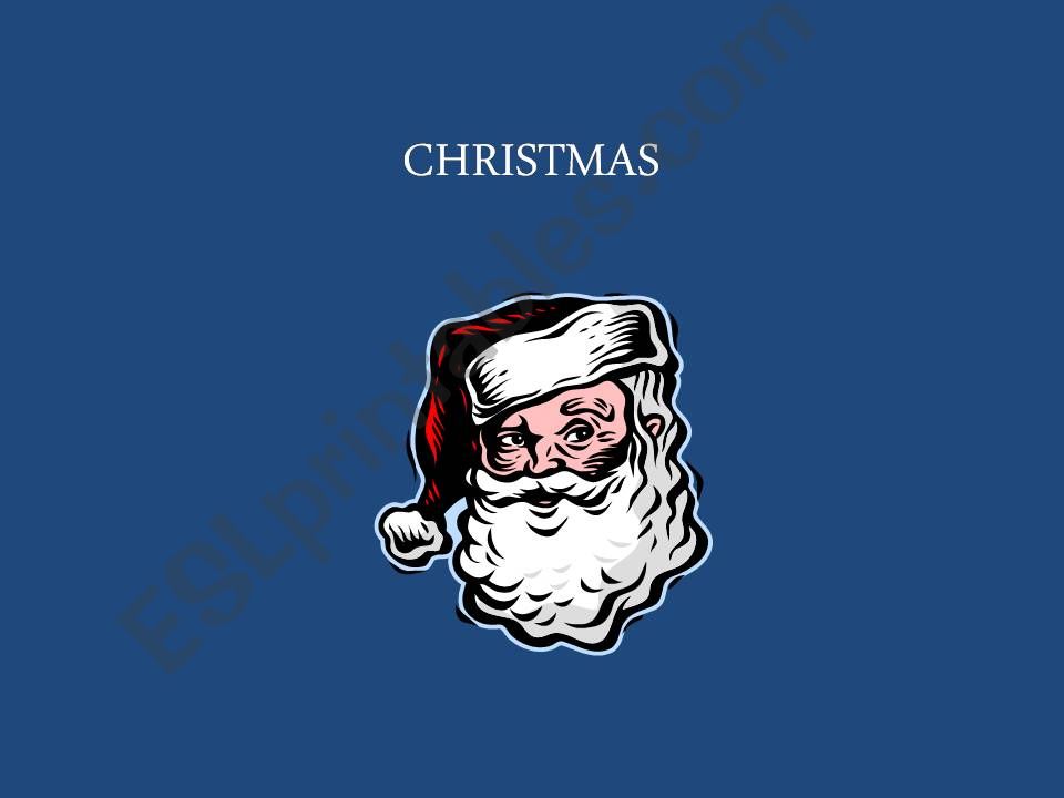 Christmas prepositions powerpoint