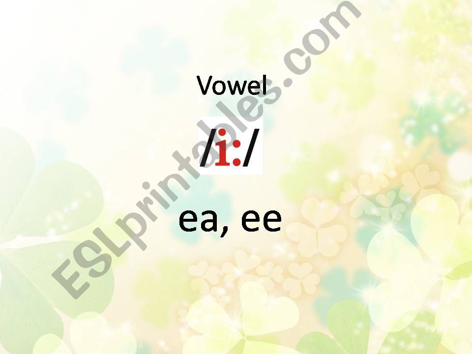 Vowel (3) powerpoint