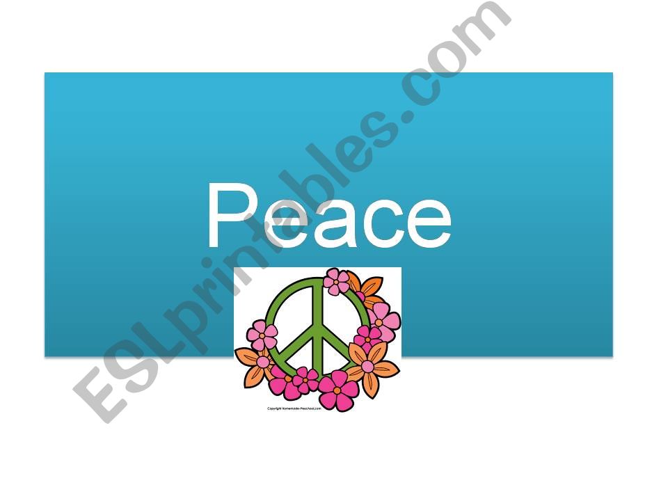 PEACE PLEASE powerpoint