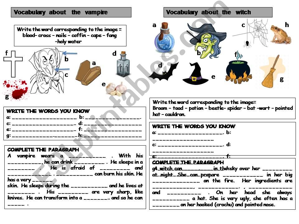 vampire and witches powerpoint