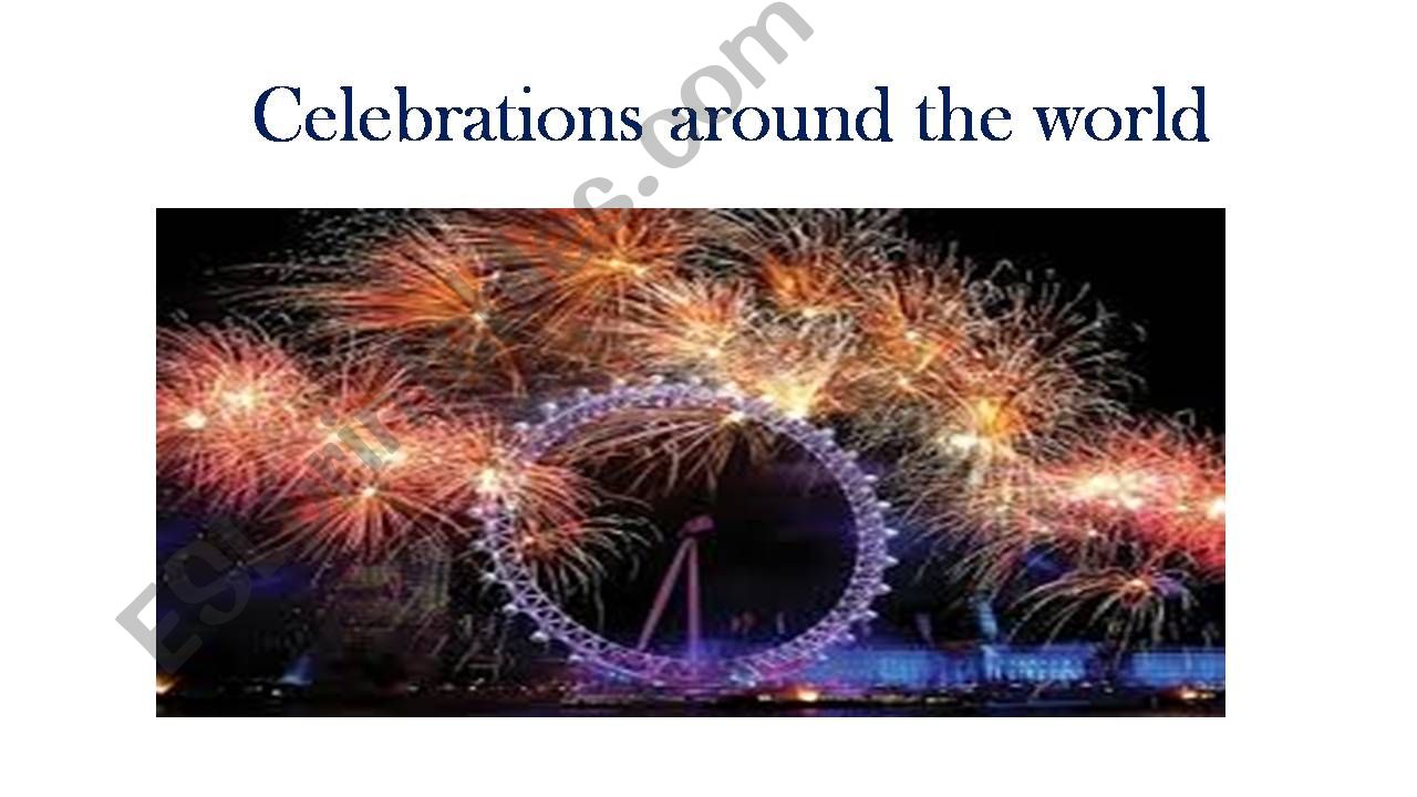 celebration around the world powerpoint