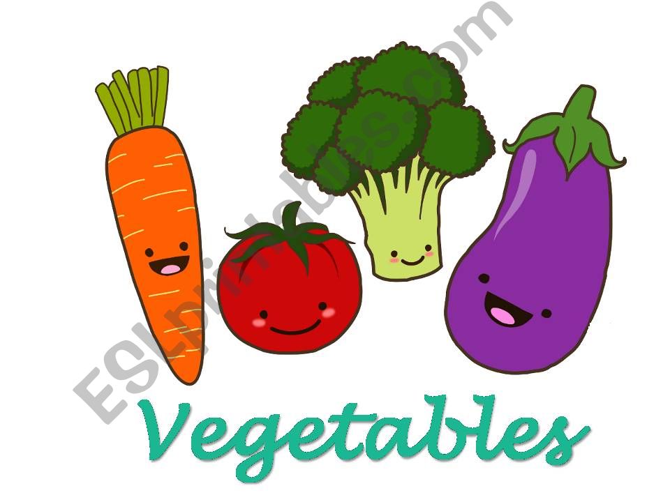 Vegetables and Colours powerpoint