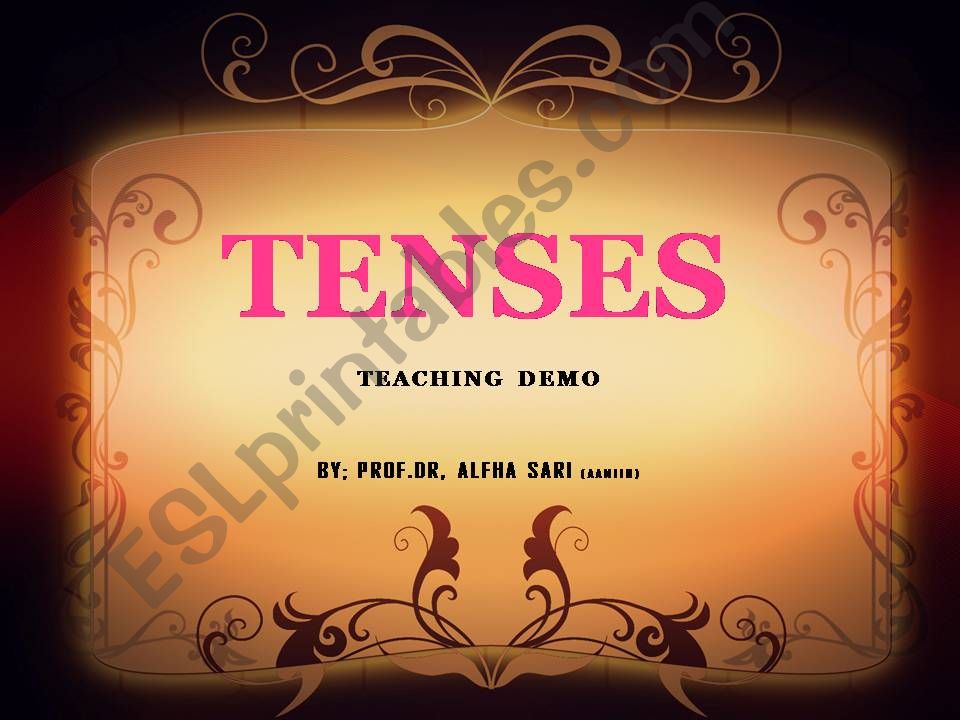 Tenses With Song powerpoint