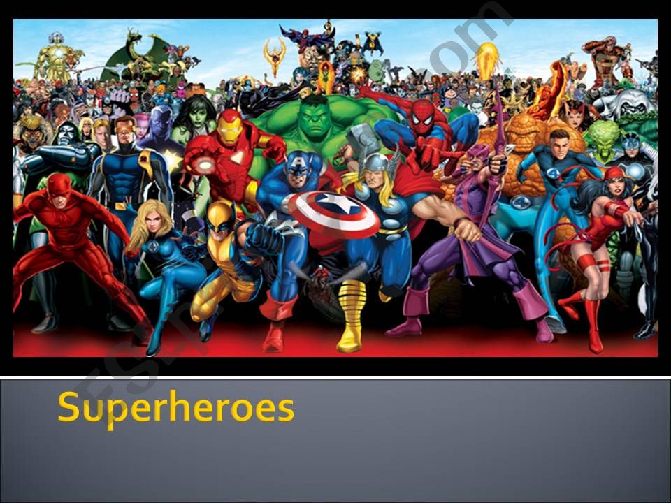 Superheroes powerpoint