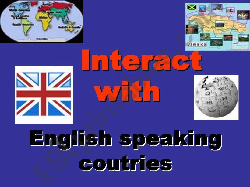 English speaking countries powerpoint